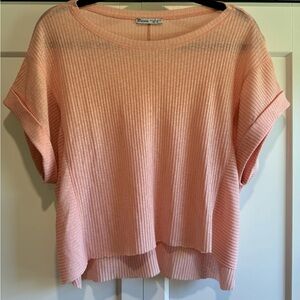 Zara pink cropped tshirt